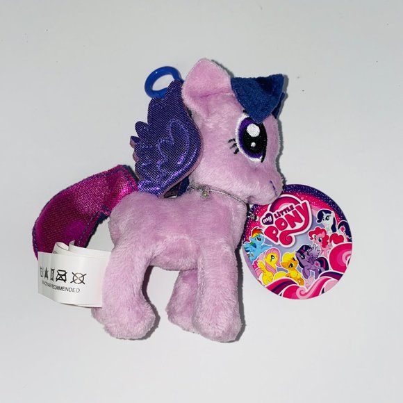 My Little Pony Small Plush Princess Twilight Sparkle Keychain Loop Hook NWTs - Picture 1 of 7